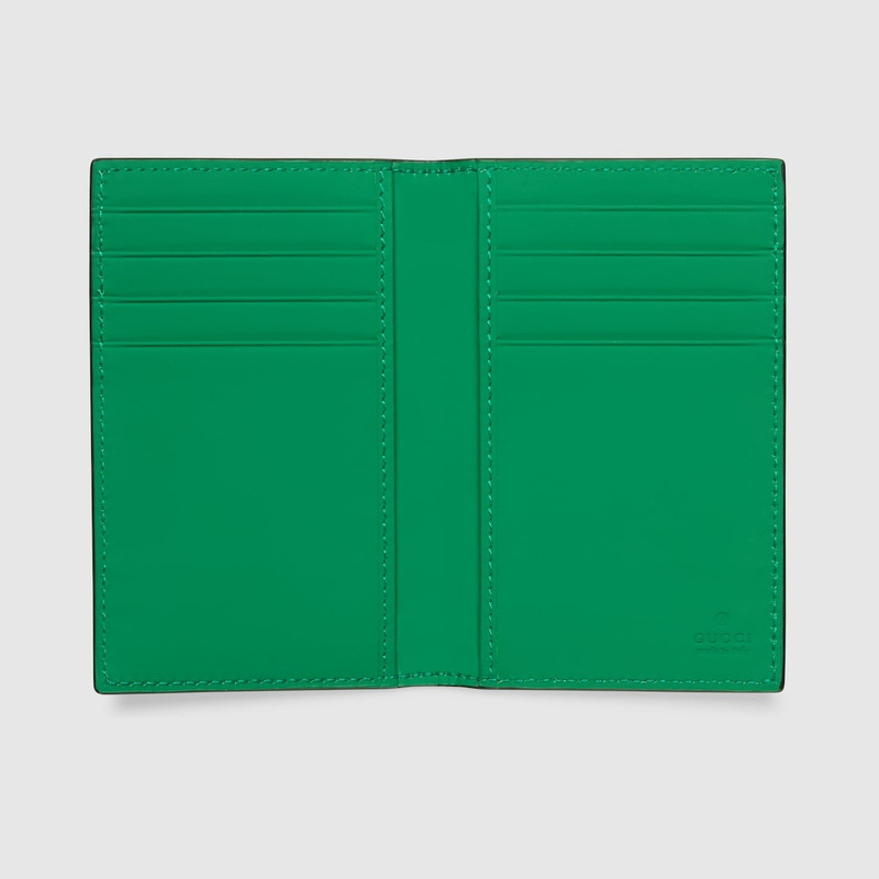 GUCCI GG rubber-effect long card case outlook