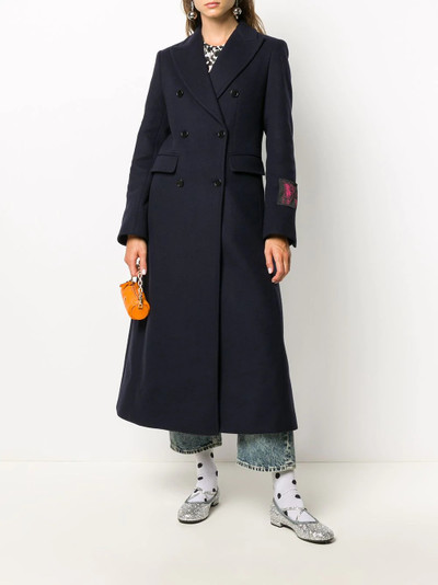 MSGM double-breasted tailored coat outlook