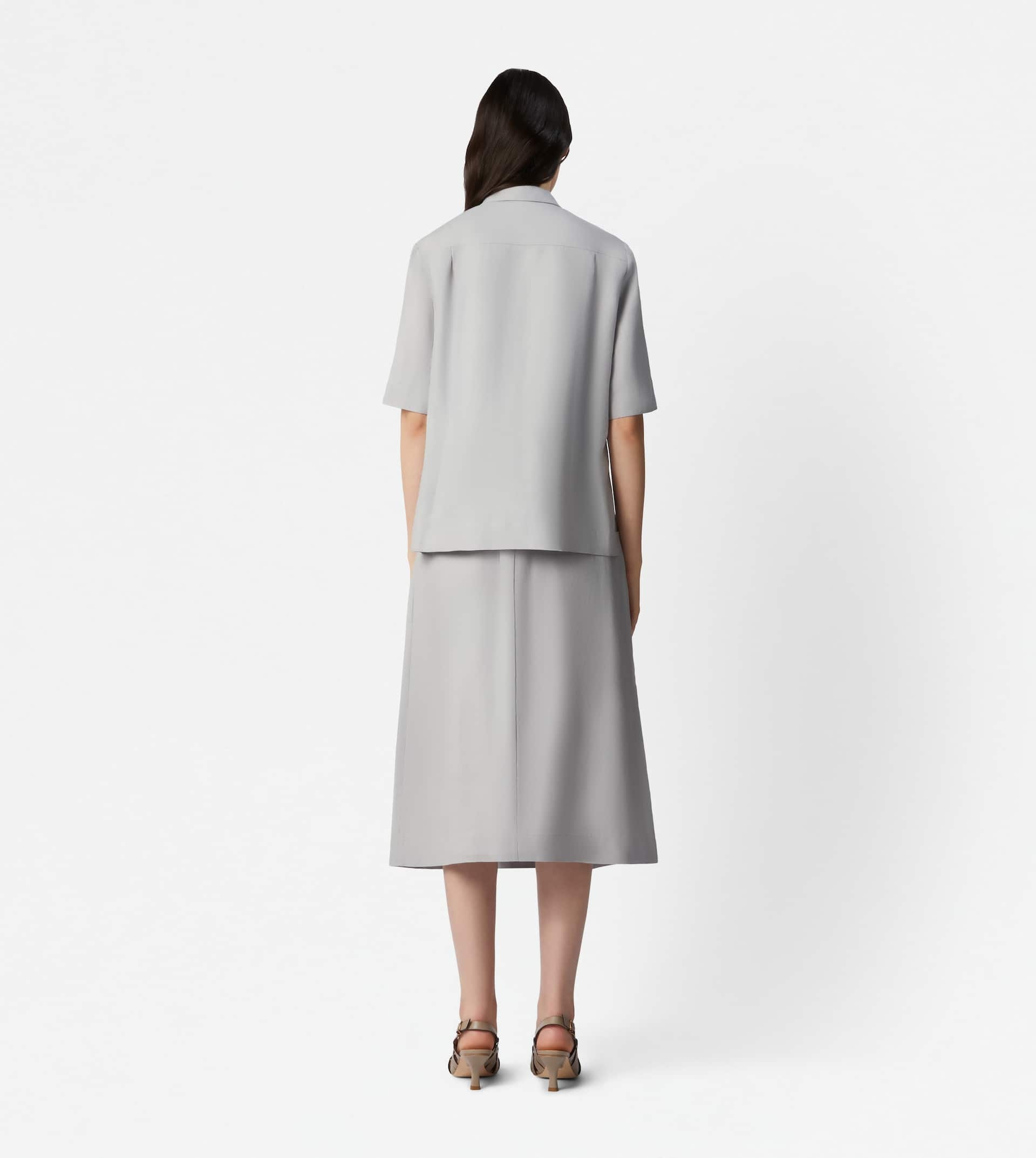 SHIRT IN LINEN - GREY - 3