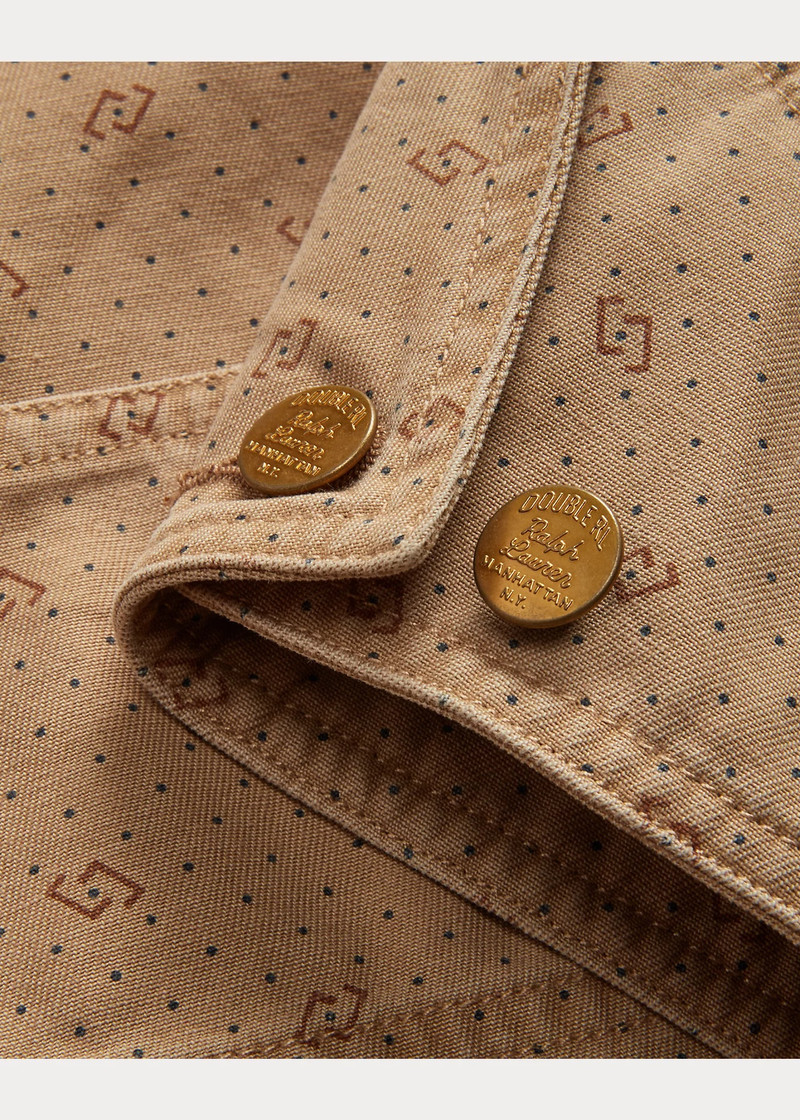 Print Reverse-Twill Utility Jacket 3