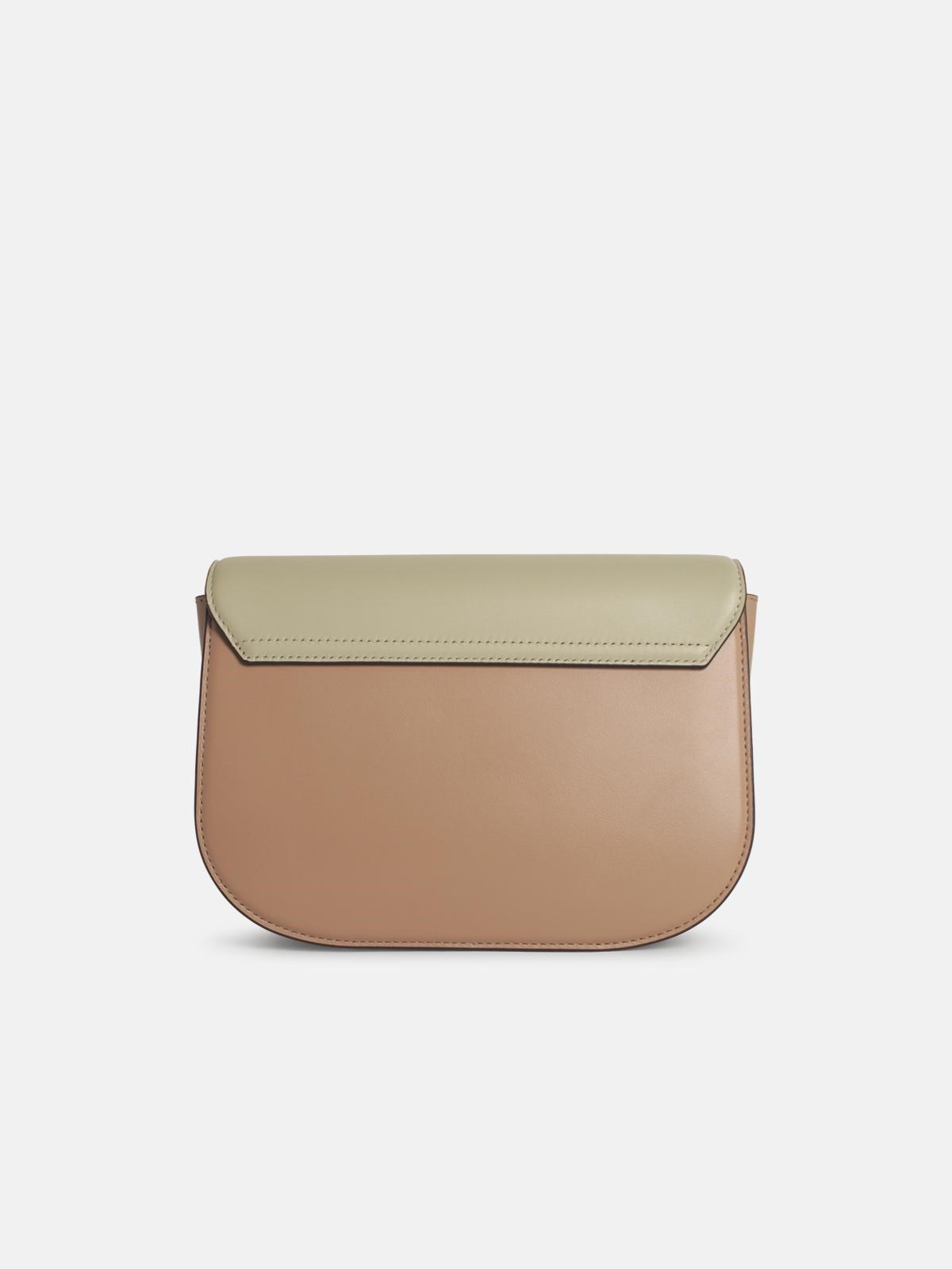 'SFERA' SMALL CROSSBODY BAG IN MULTICOLORED LEATHER - 3