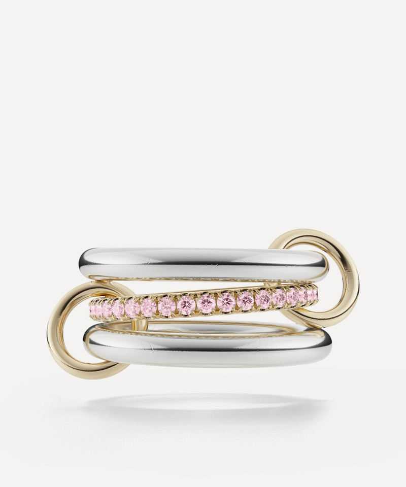 Mixed Metal Libra Pastel Petite Ring 1