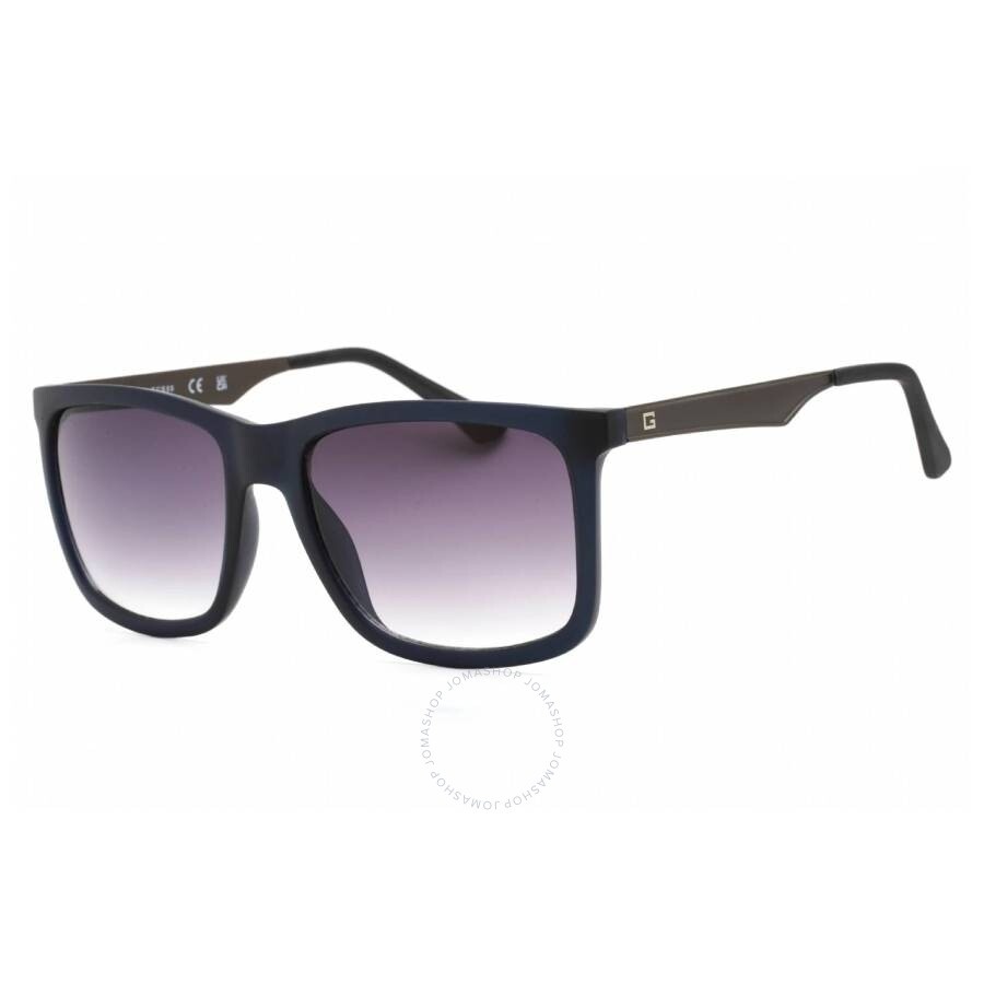 Guess Factory - Guess Factory Gradient Smoke Square Men's Sunglasses GF0171 91B 57 - 1