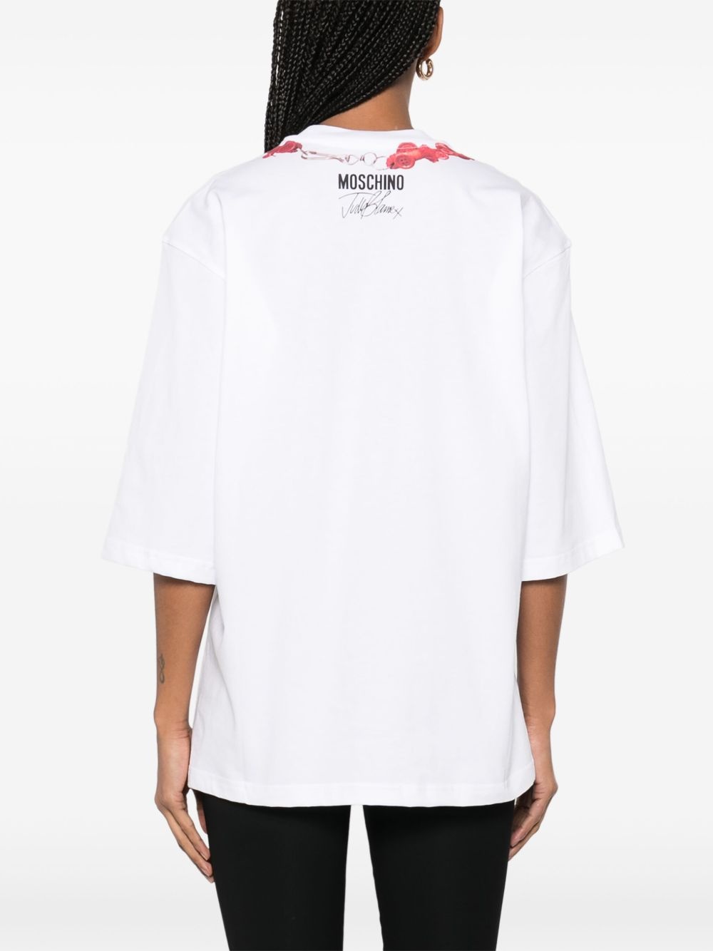 x Judy Blame necklace-print T-shirt - 4