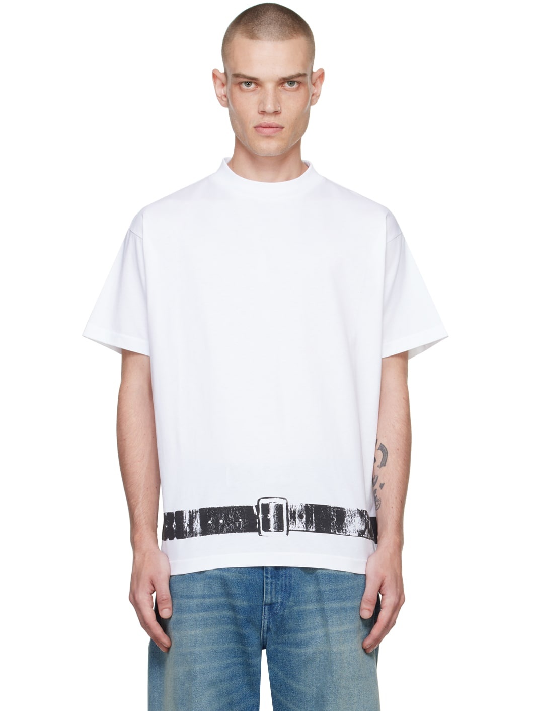 White Belt T-shirt - 1