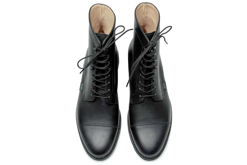 Neuilly Black Silk - Rubber Sole 4