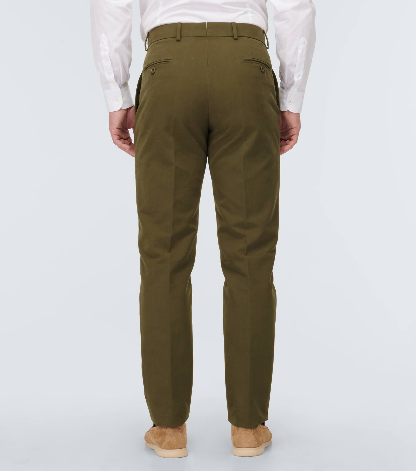 City straight cotton pants - 4