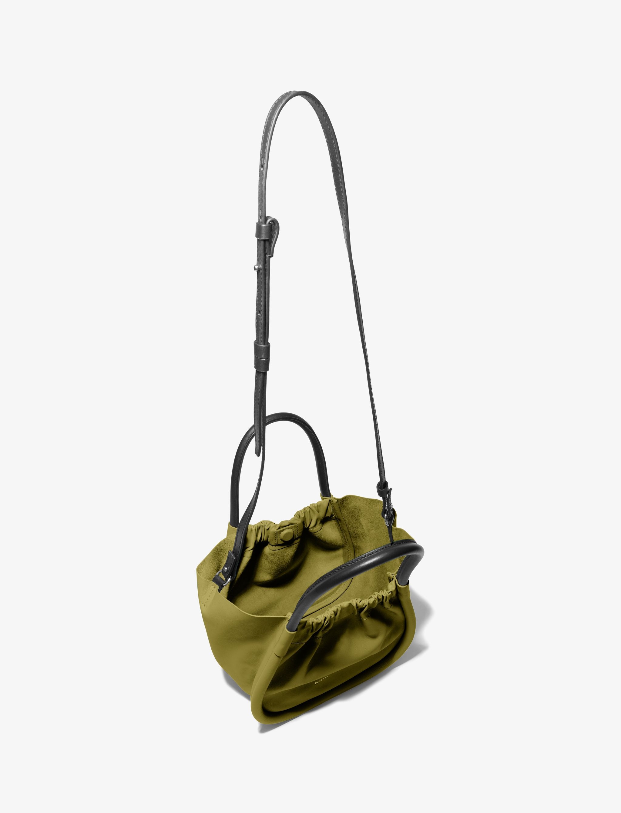 Small Ruched Crossbody Tote - 5