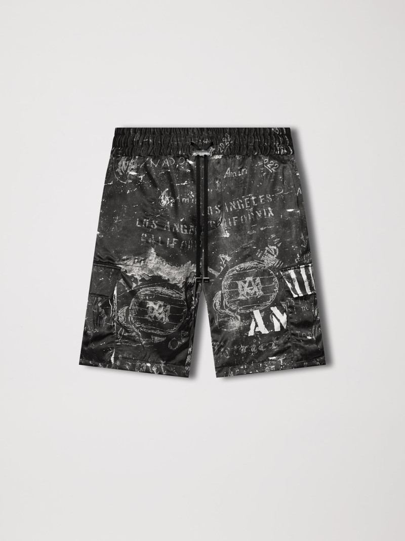 ARMY STENCIL CARGO SHORT 1