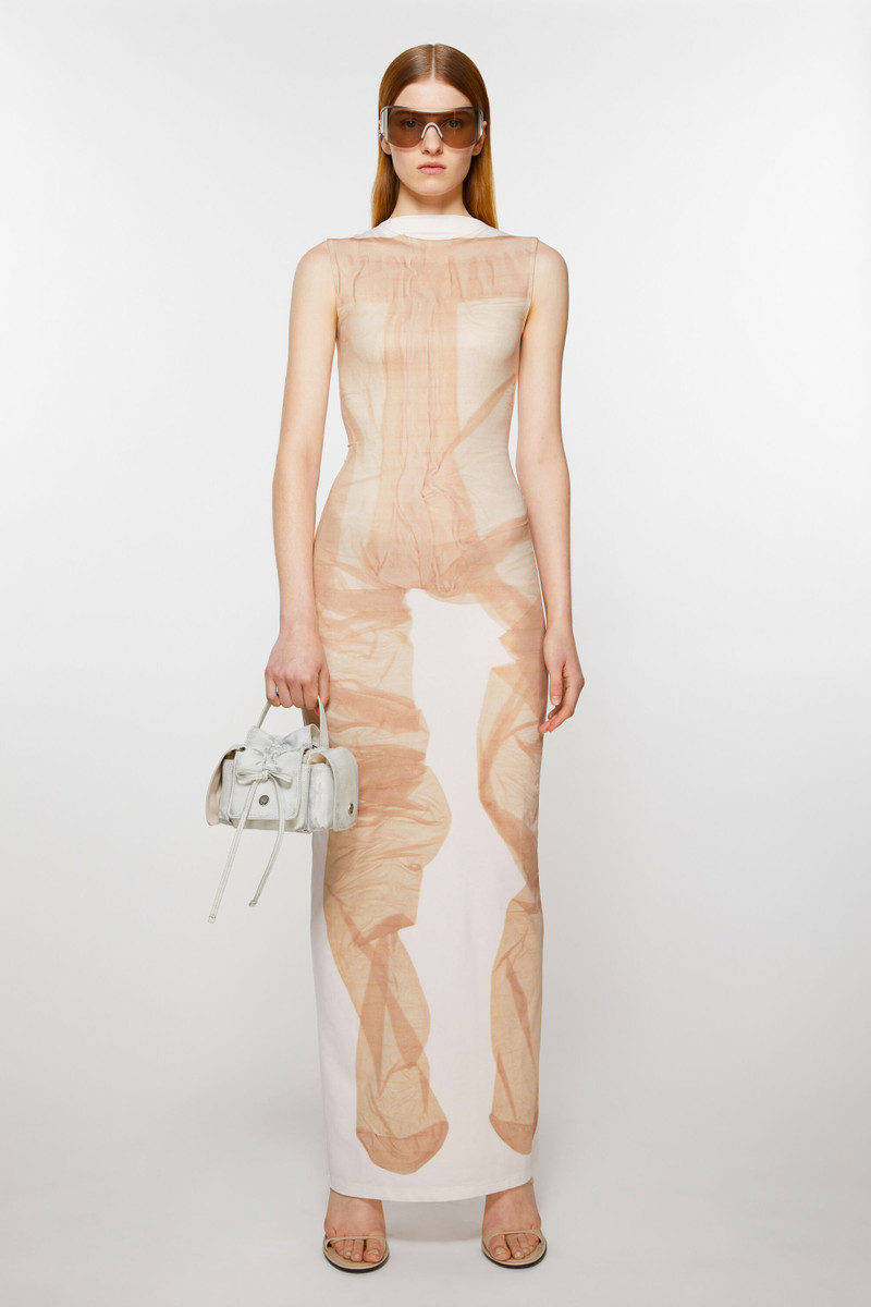 Acne Studios Multipocket mini bag - White/grey outlook