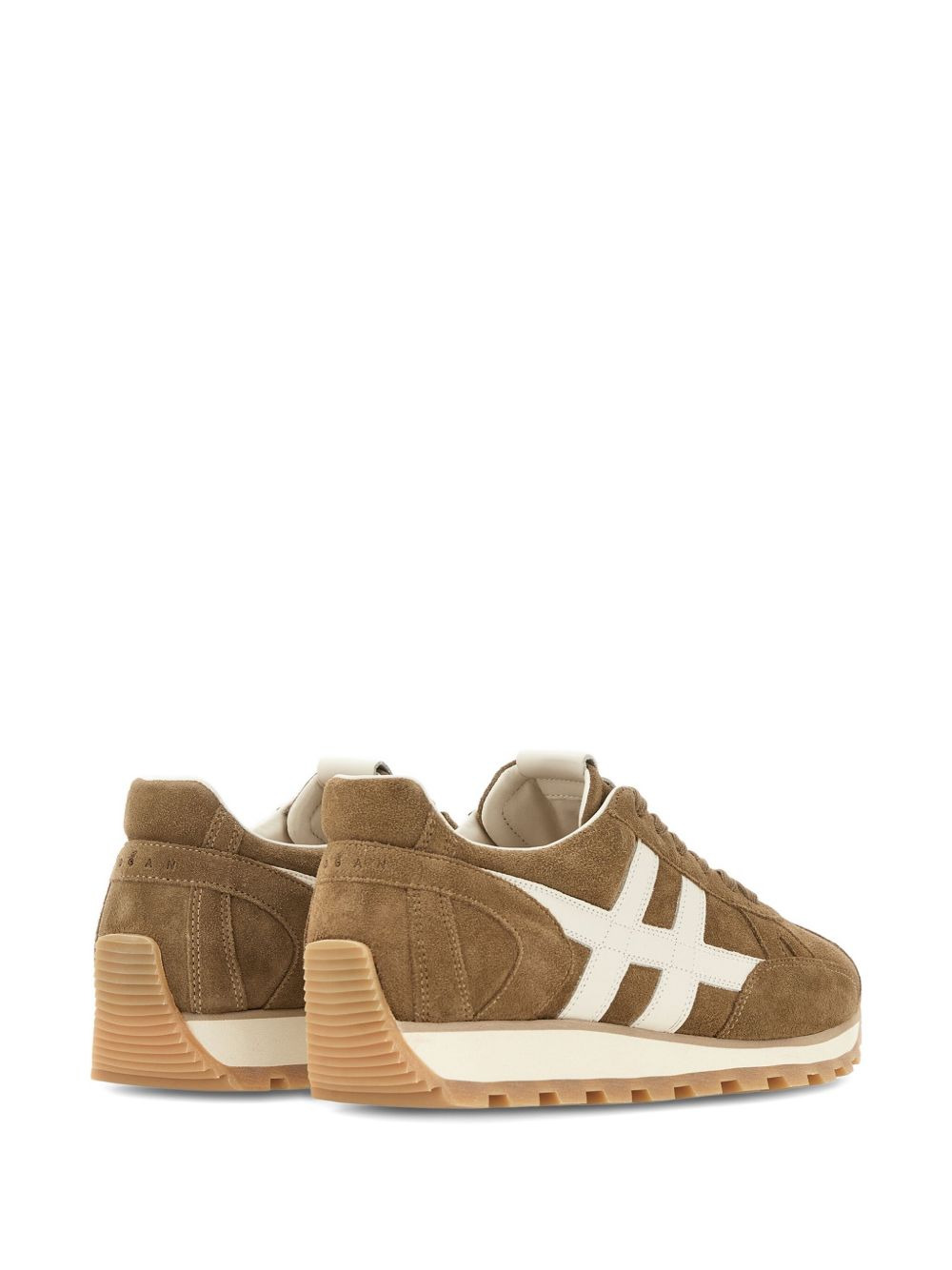 H-detail suede sneakers - 5