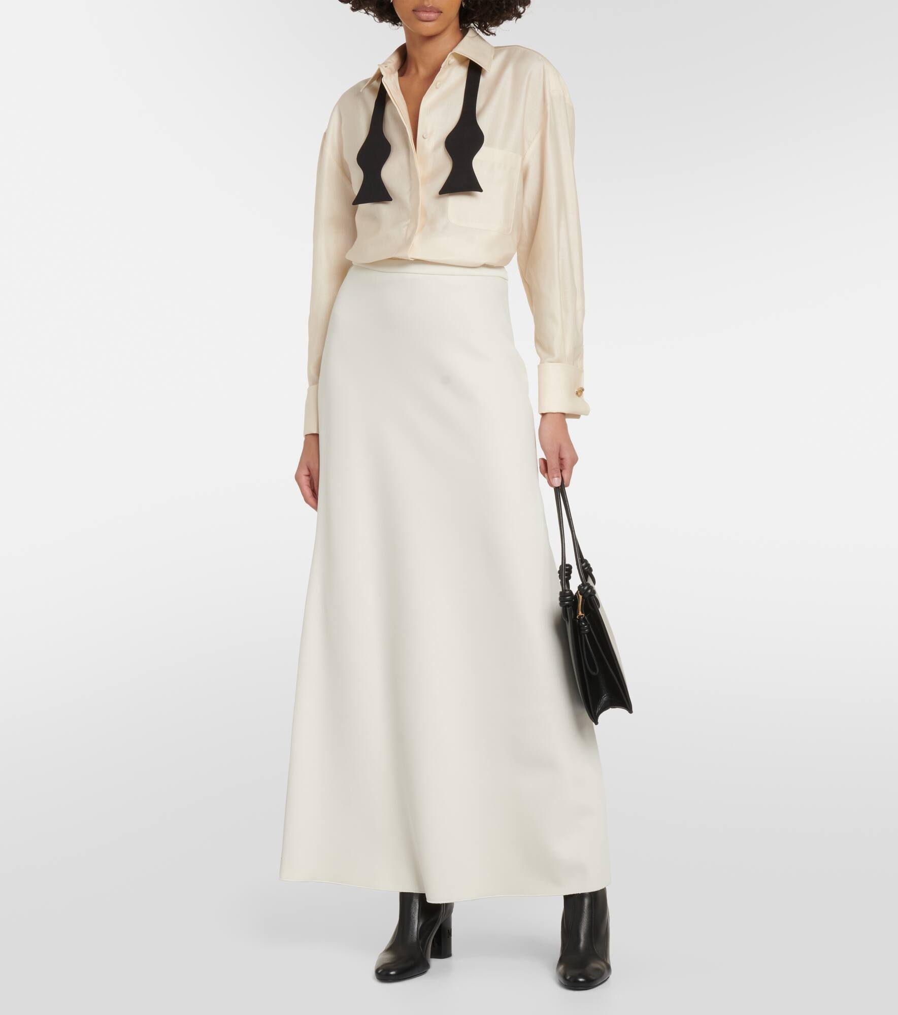 Clavier jersey maxi skirt - 2