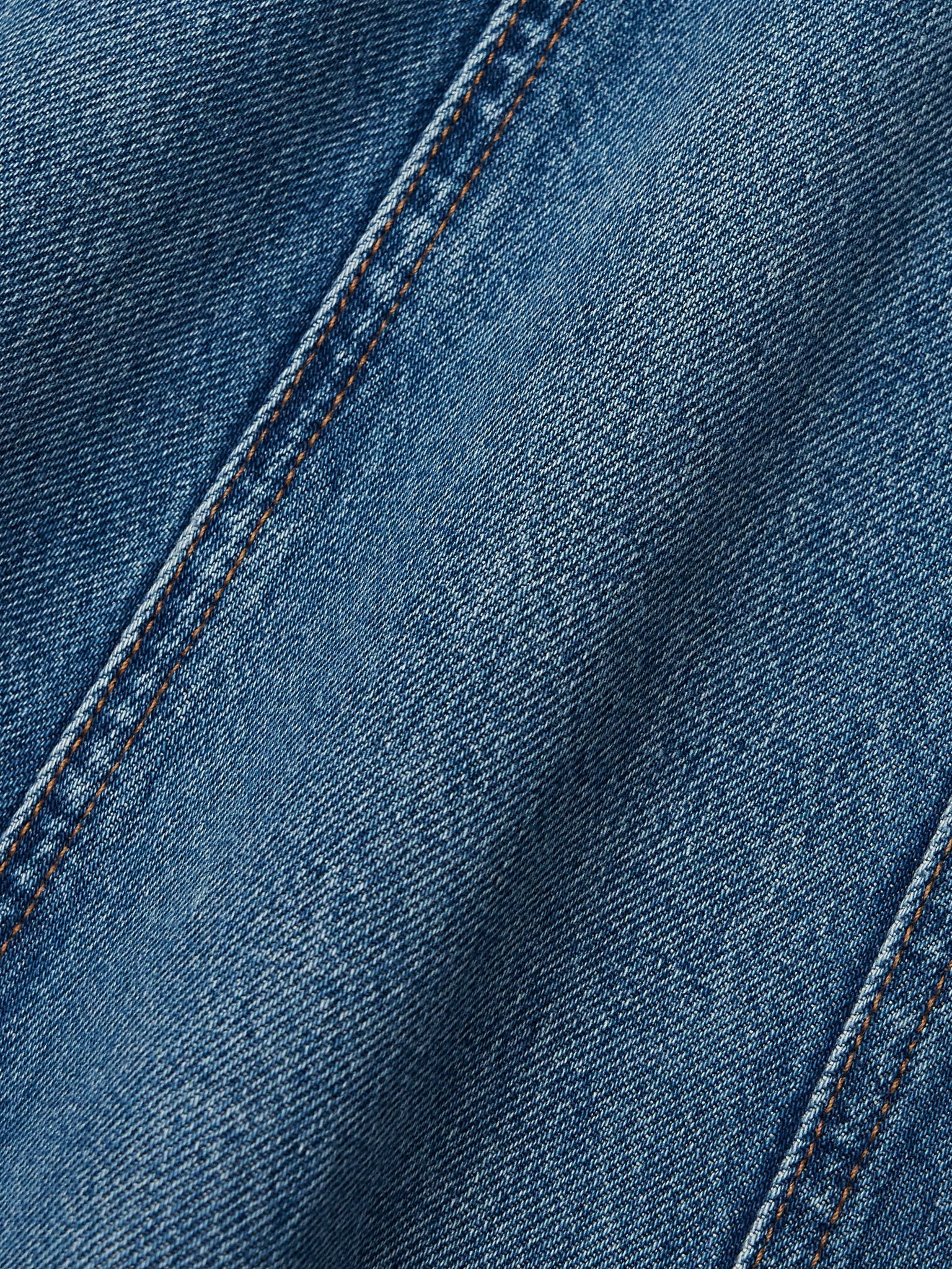 The Uma denim midi skirt Blue - 4