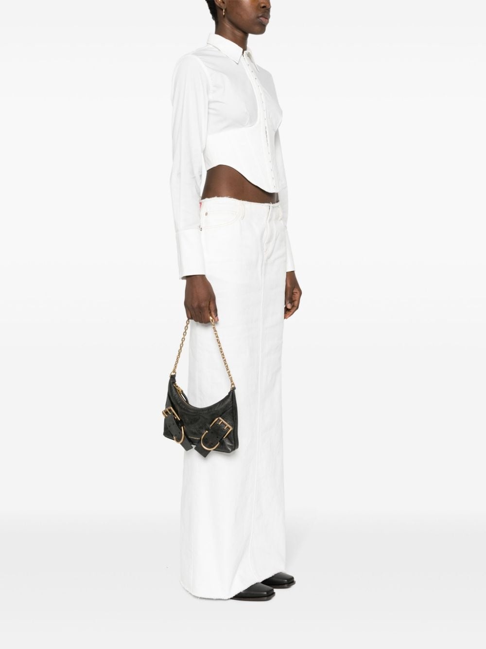 Voyou Boyfriend leather shoulder bag - 2