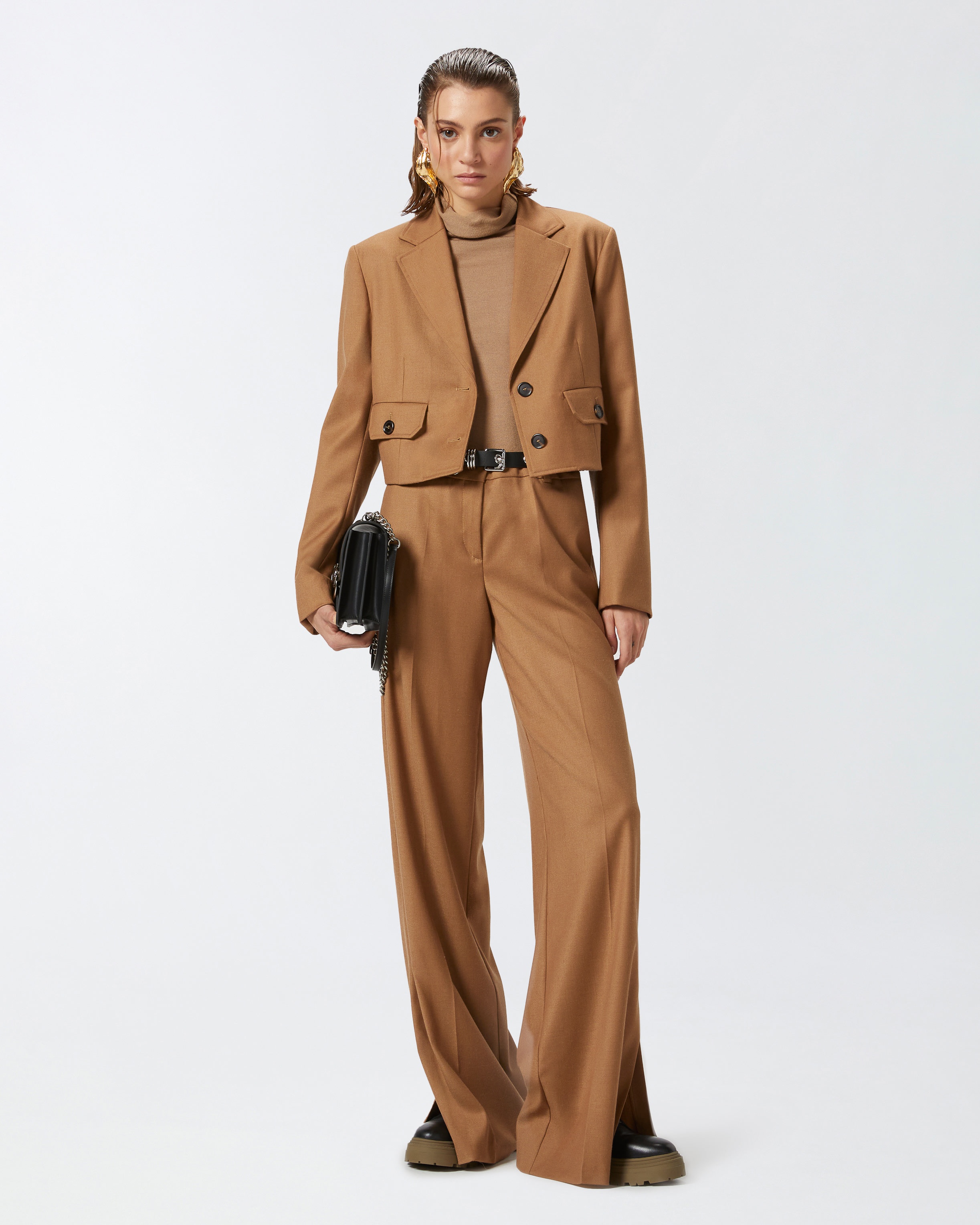 WOOL AND SILK TURTLENECK SWEATER - 3