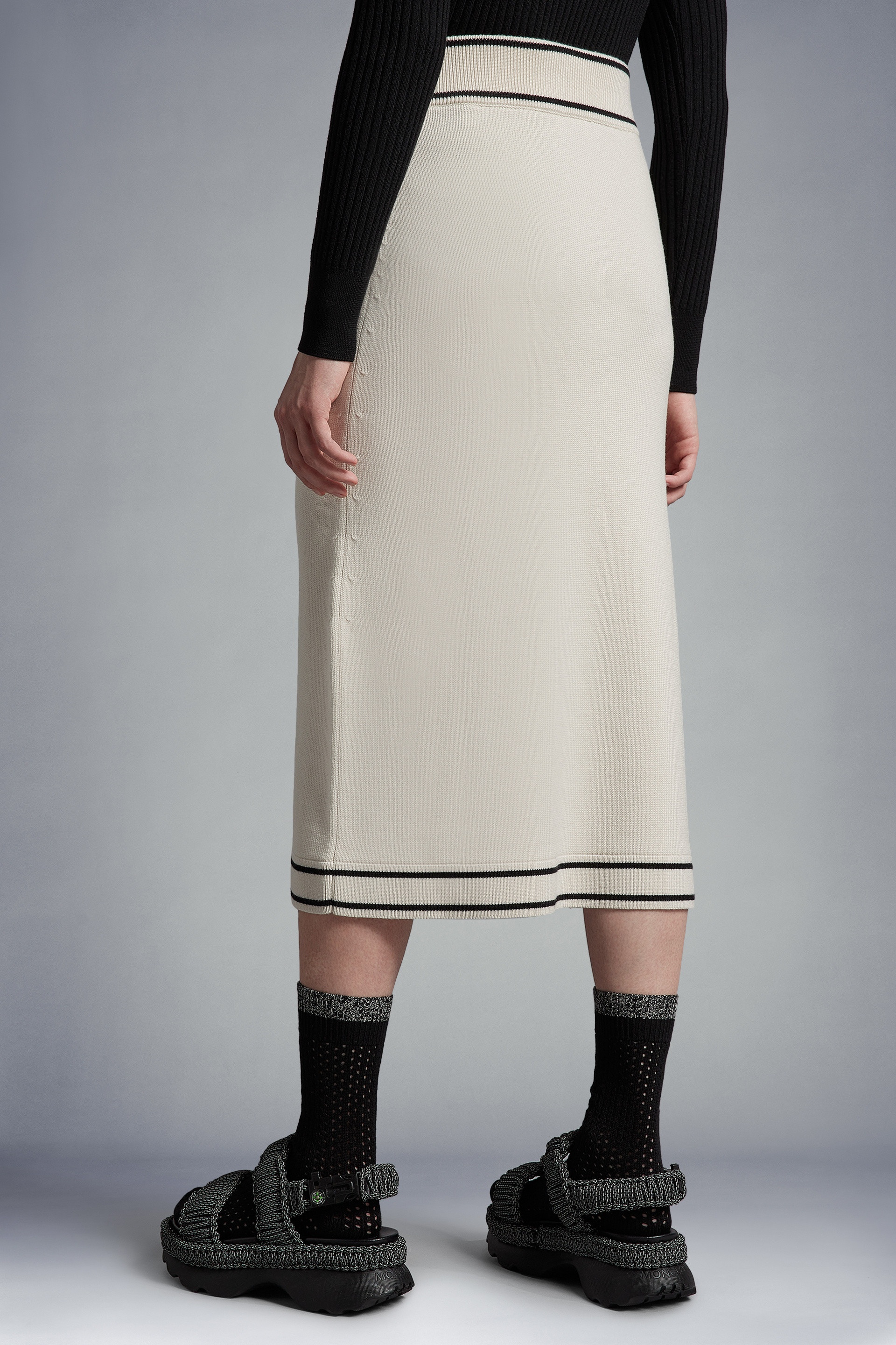 Wool Midi Skirt - 5
