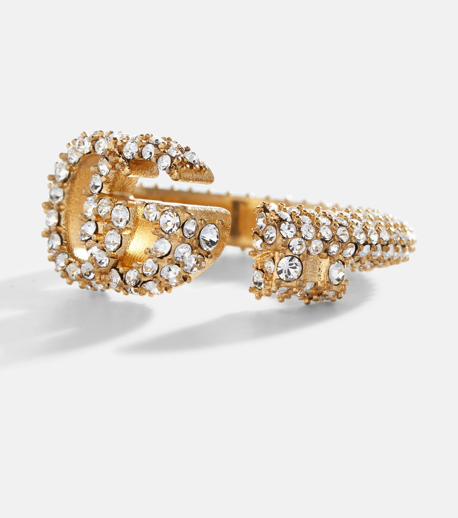 Double G embellished ring - 4