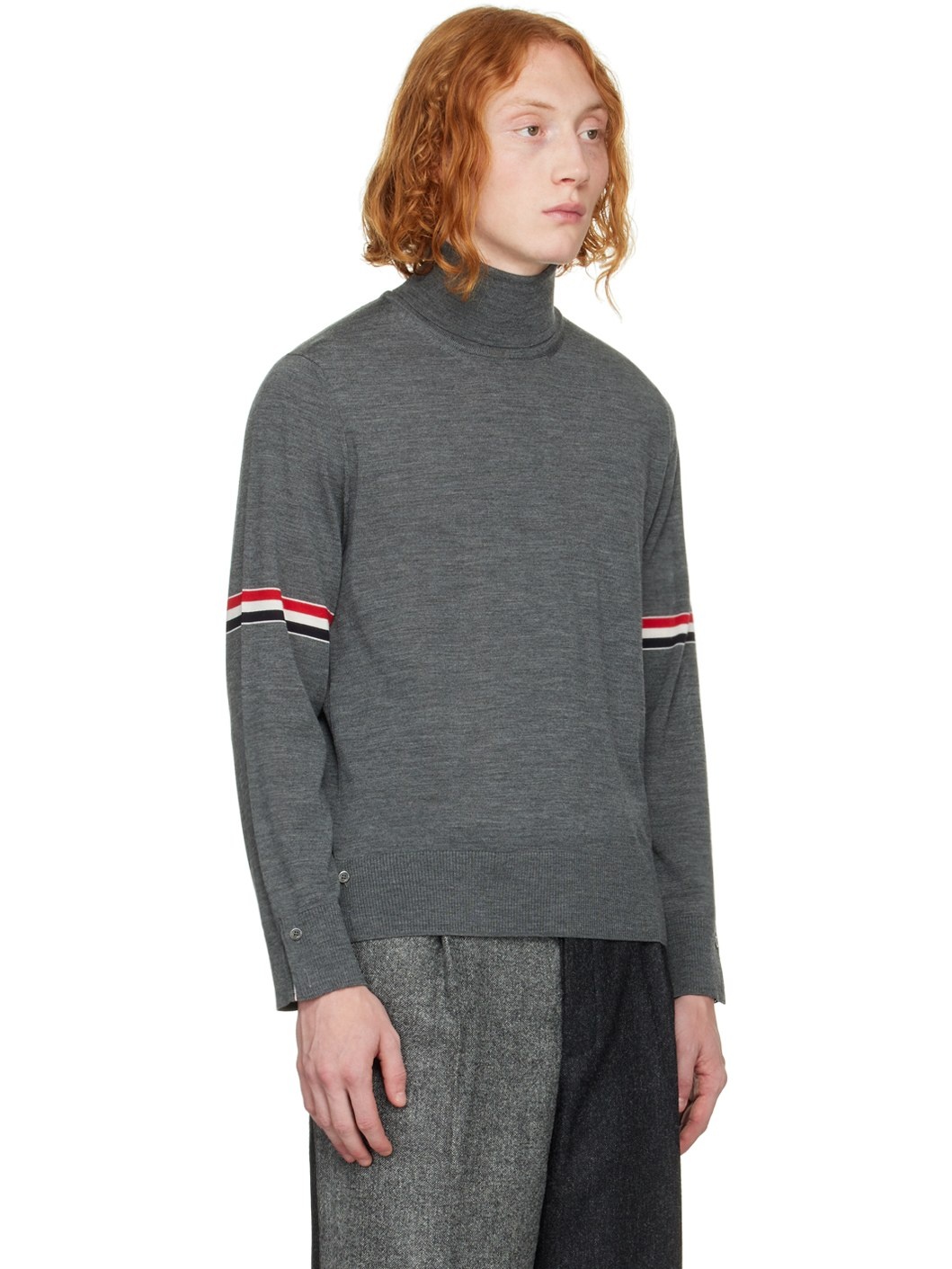 Gray Armband Sweater - 2