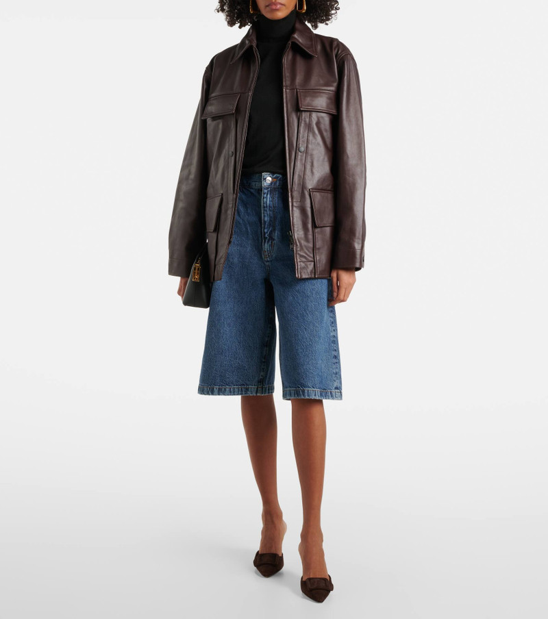 FRAME Boy denim Bermuda shorts outlook
