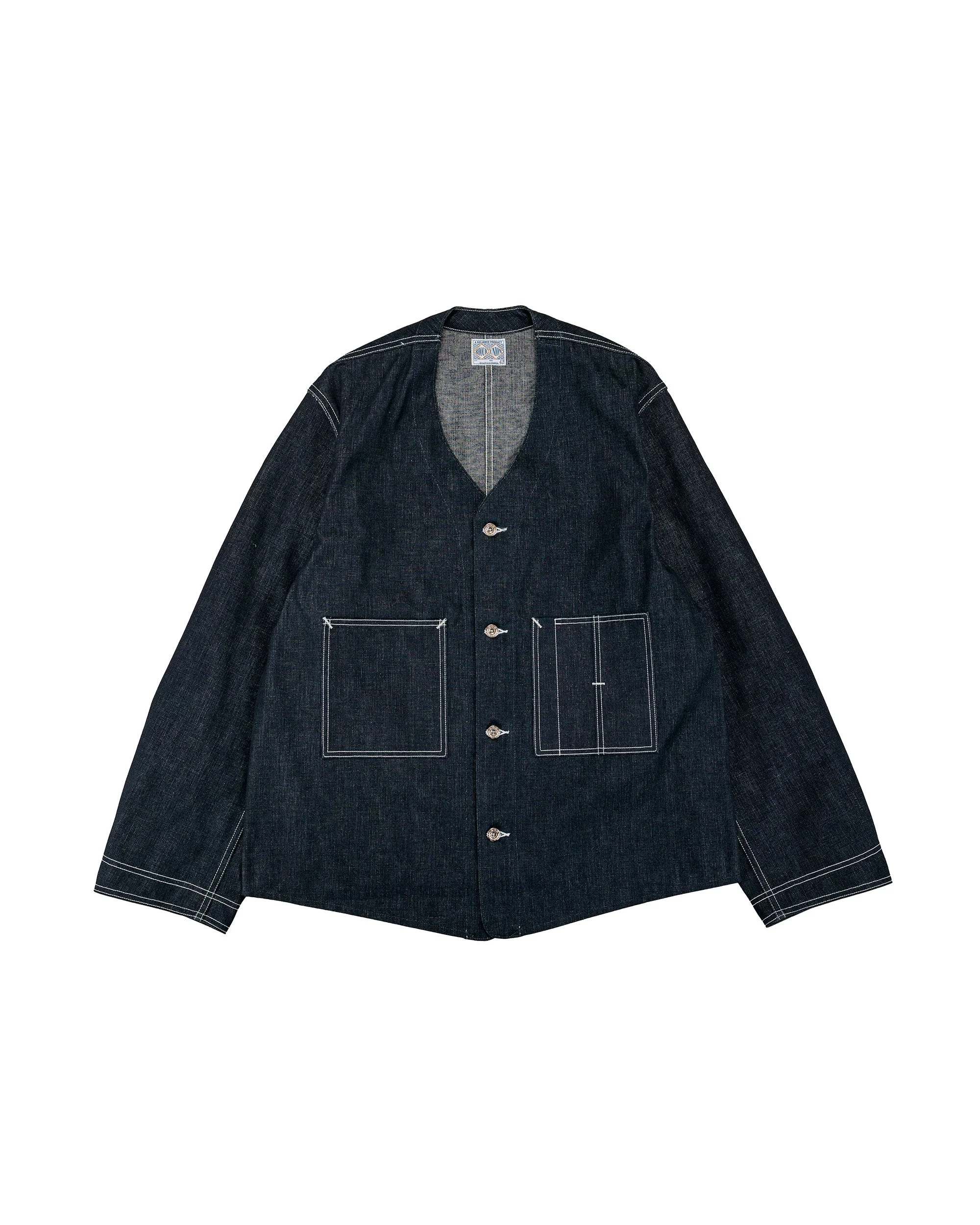 MJ26009 WWII Denim Engineer Coat Indigo - 1