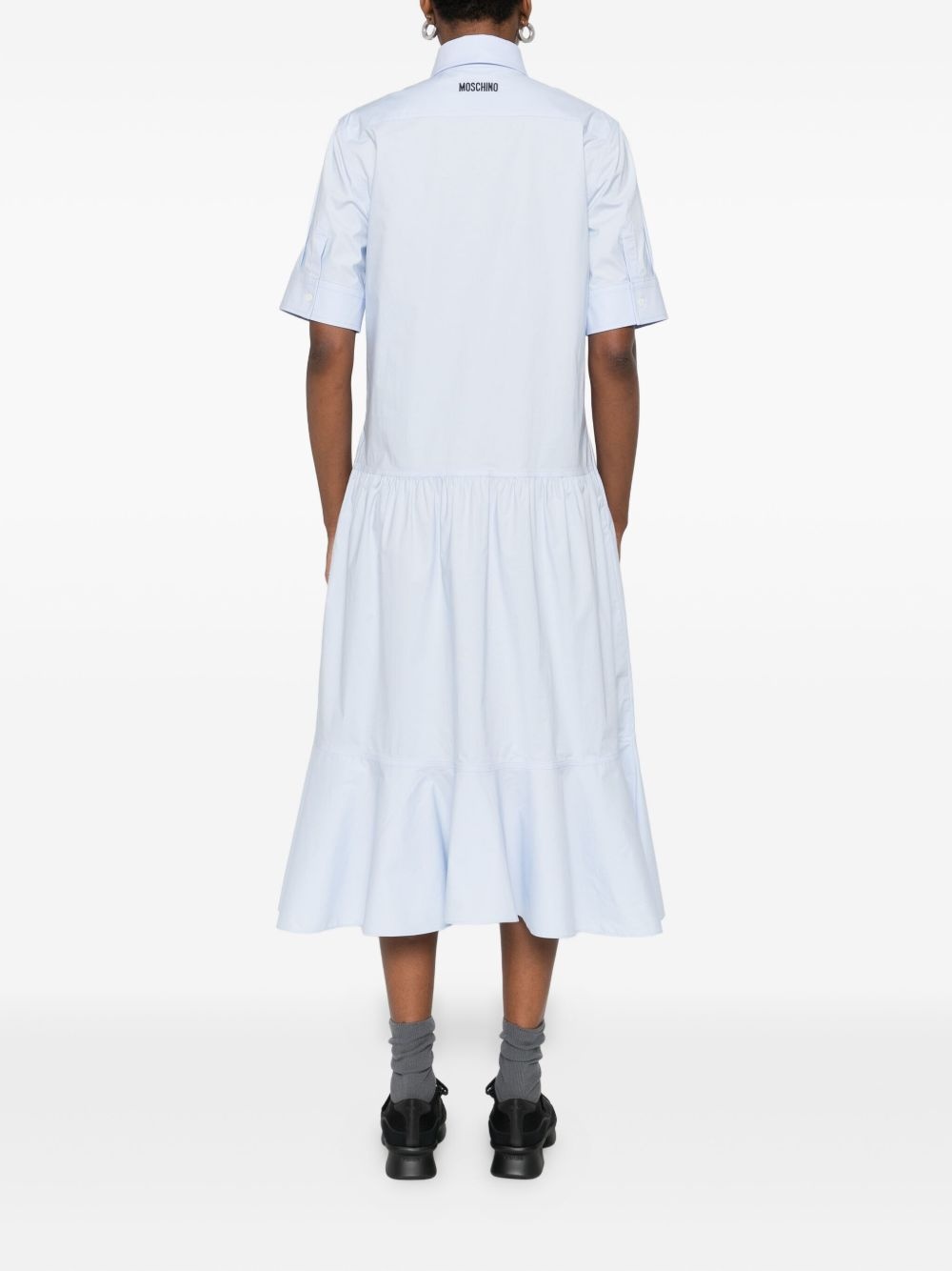 short-sleeves midi dress - 4
