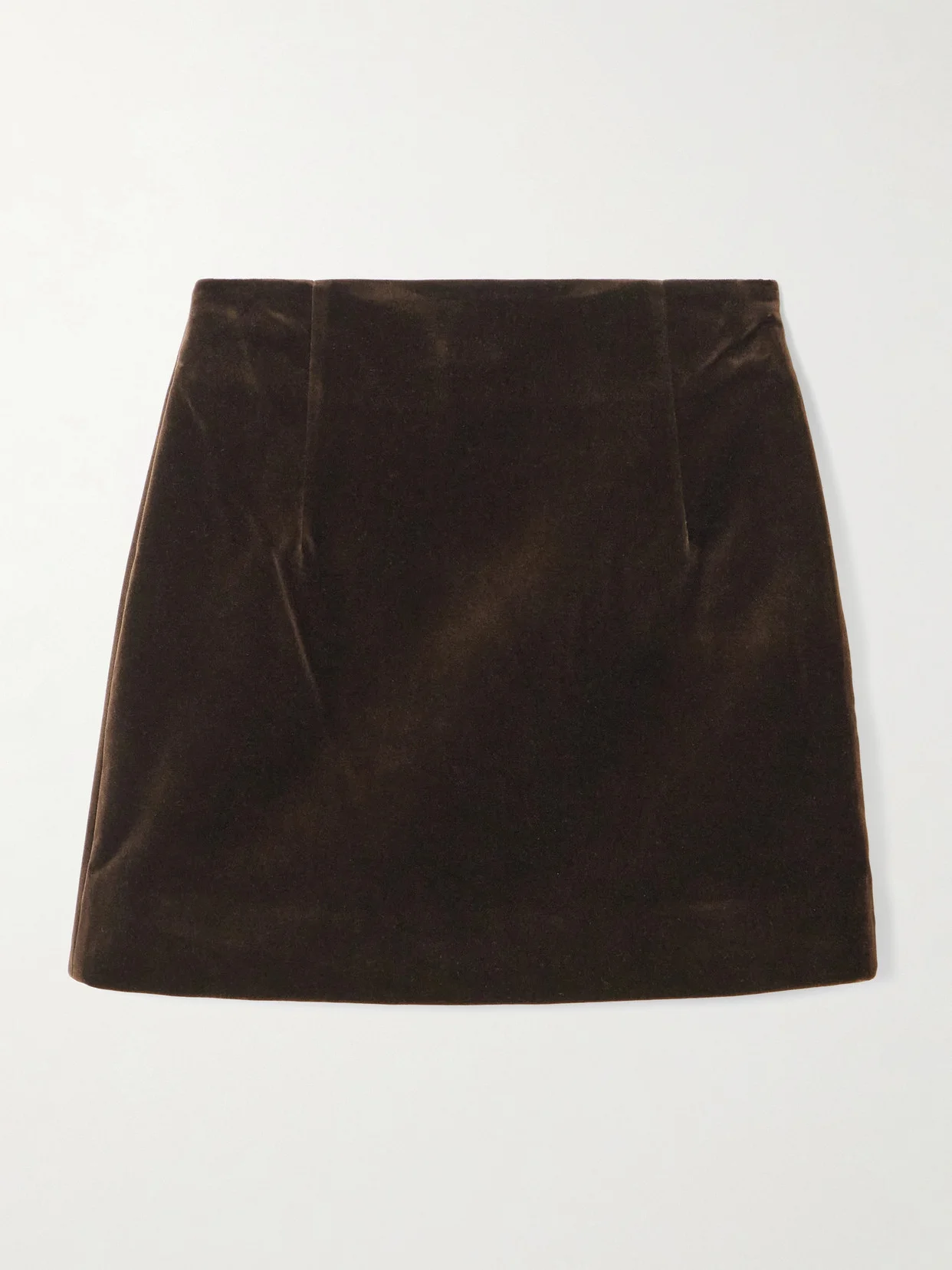 Vera Cotton-velvet Mini Skirt - 1