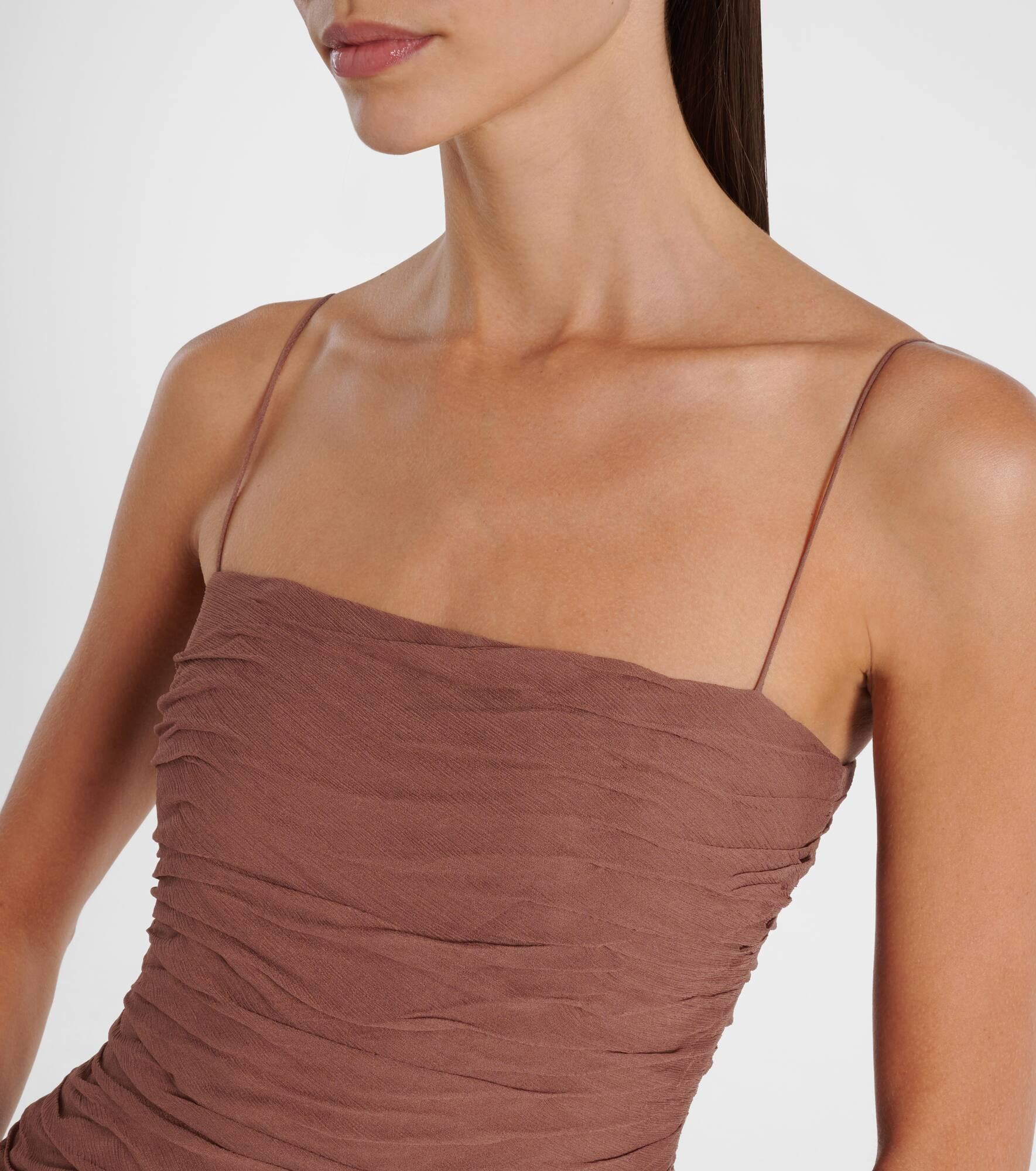 Dalton gathered ruched maxi dress - 4
