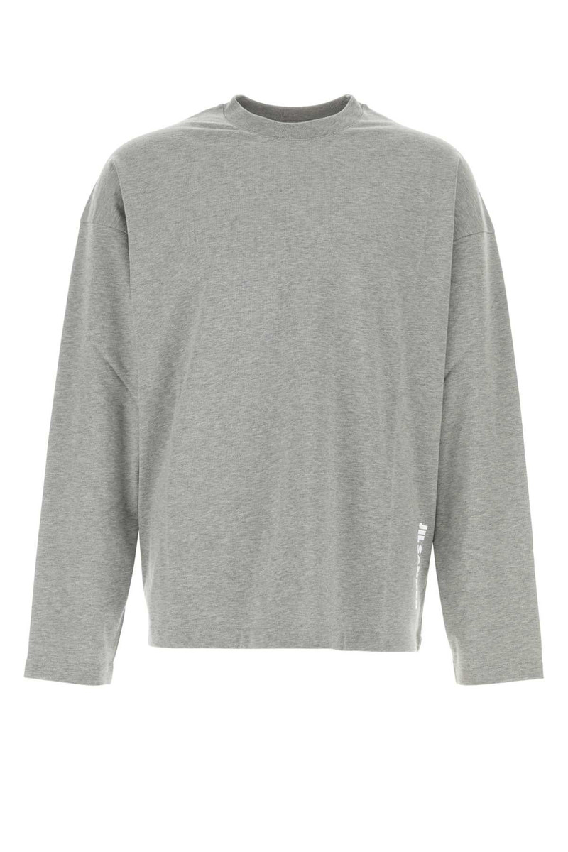 Jil Sander Cotton Long-Sleeve T-Shirt — Gray 1