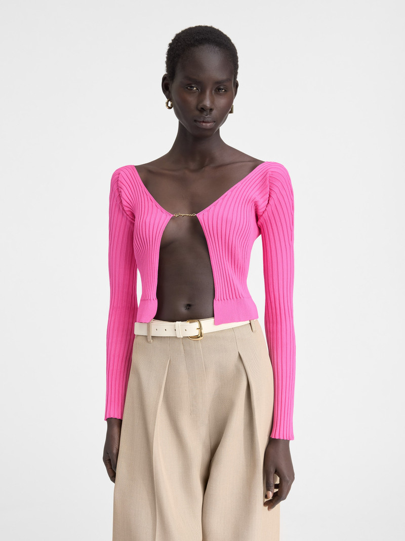 JACQUEMUS The long Pralù knit outlook