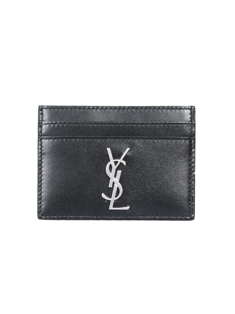 CASSANDRE EMBOSSED LEATHER CARD HOLDER - 1