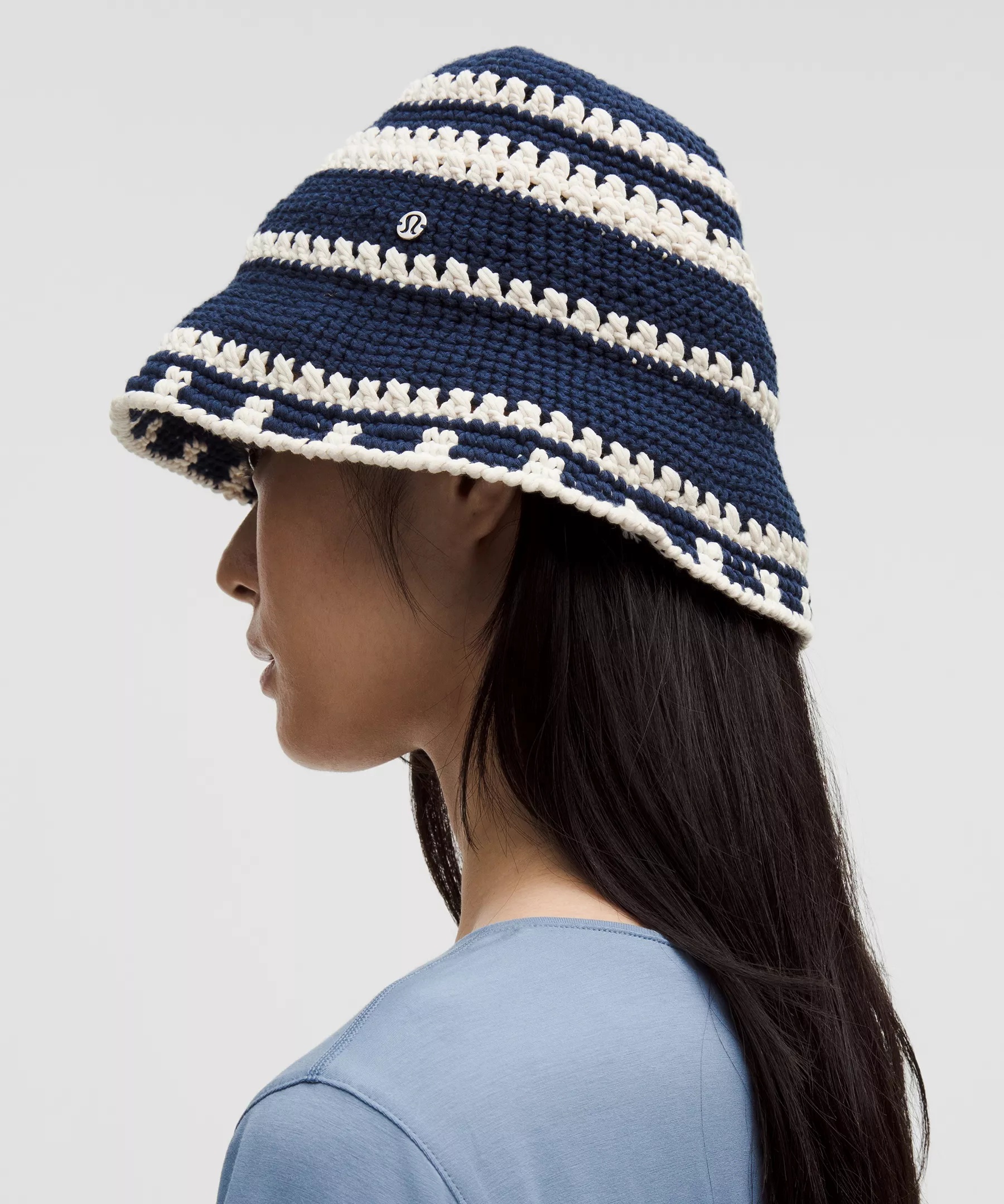 Cotton Crochet Bucket Hat - 3