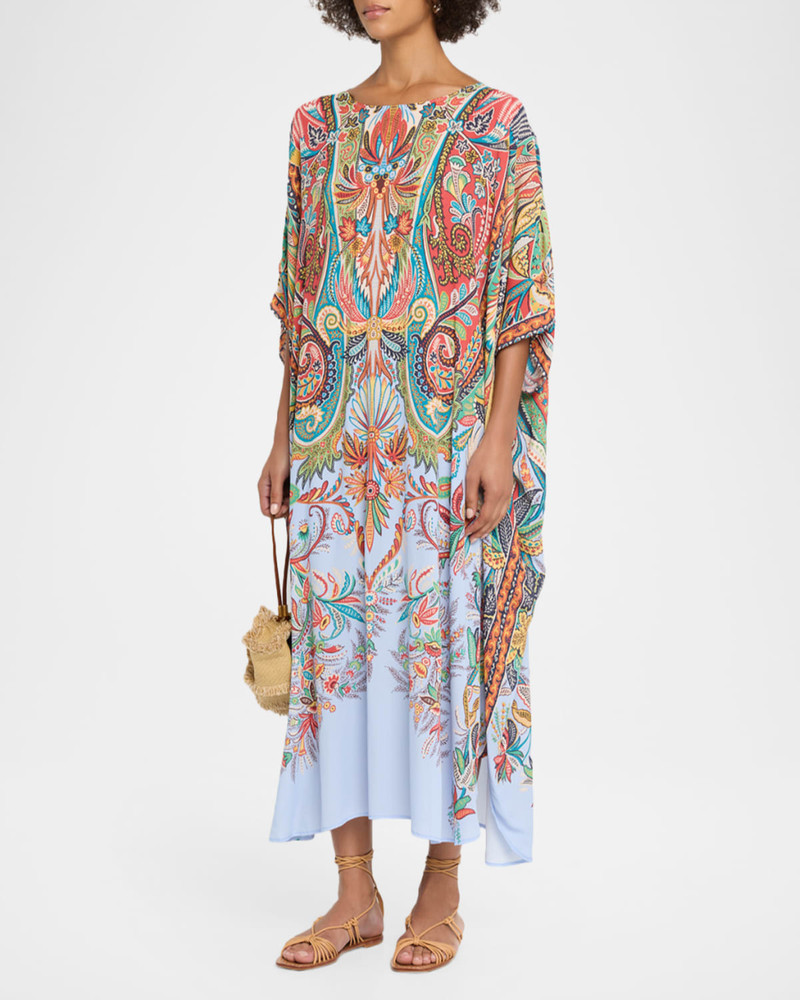 Paisley Maxi Tunic Coverup 4