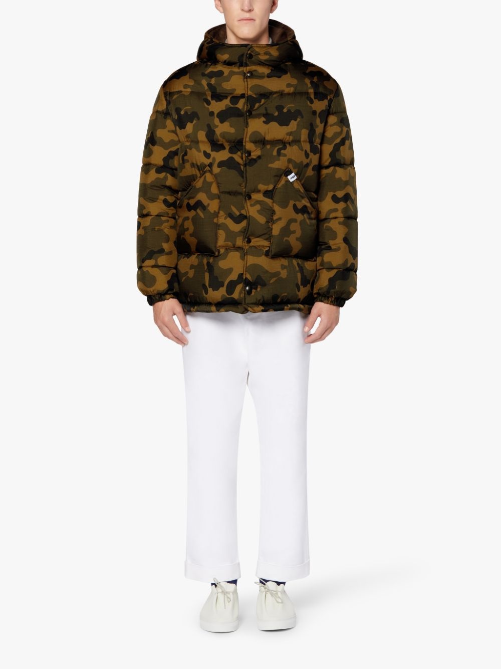 OSAKA CAMOUFLAGE NYLON PUFFER JACKET | GQF-306 - 2