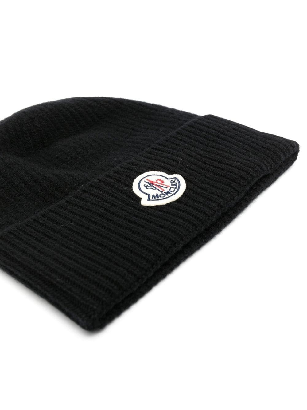 logo-patch beanie - 2