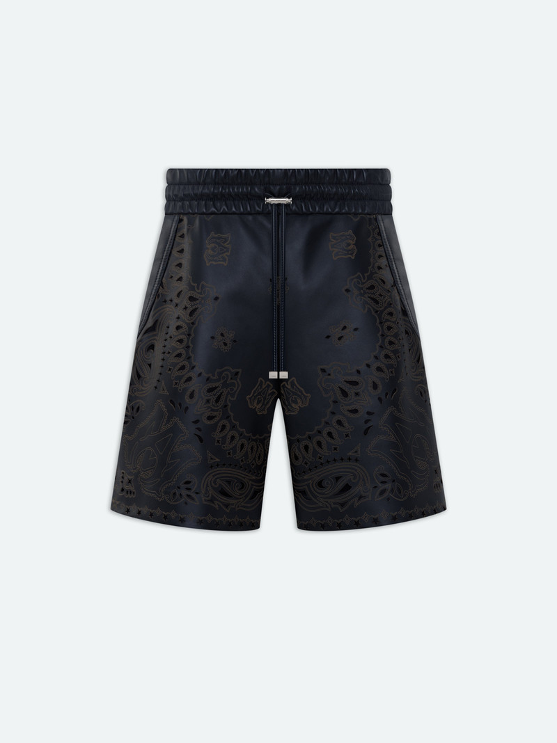 LEATHER BANDANA SHORT 1