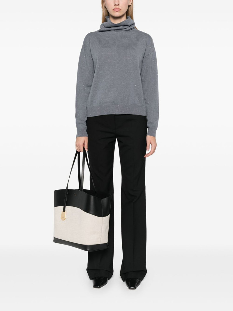 PESERICO lurex sweater outlook