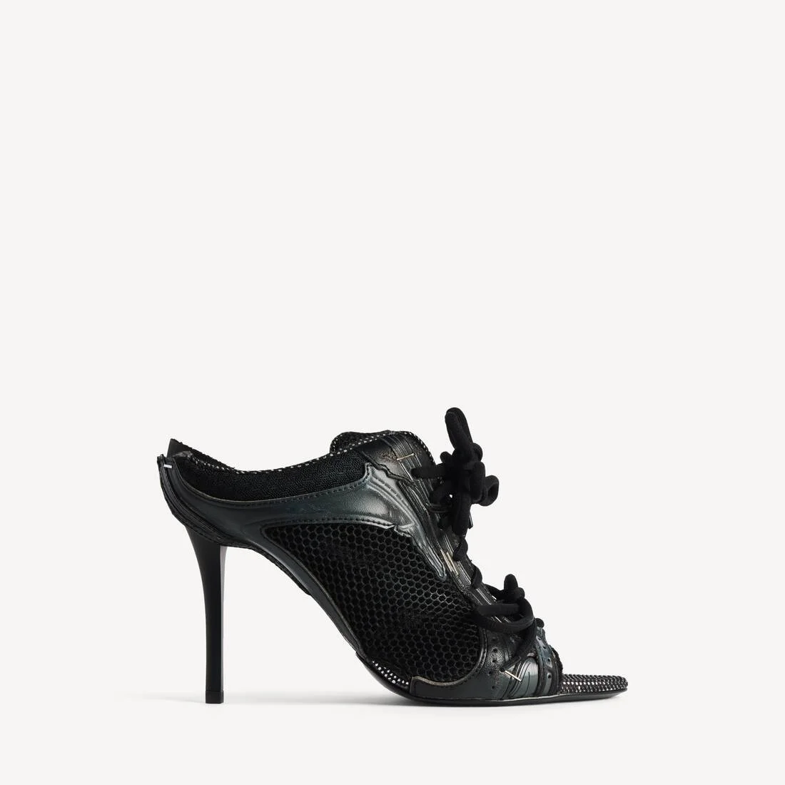 Women's Stapler Sandal Heel in Black - 1