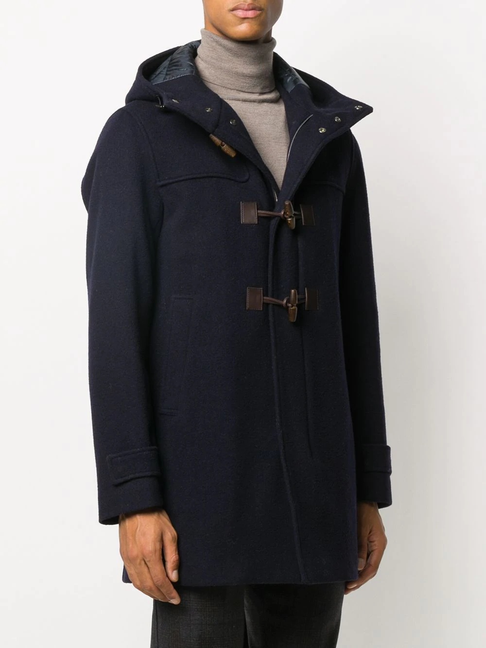 virgin wool duffle coat - 3