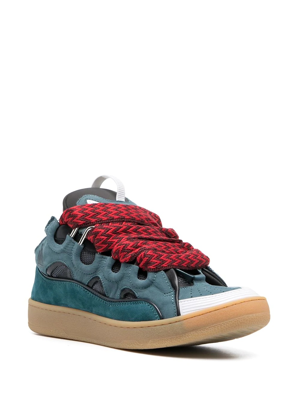 Curb zigzag-laces sneakers - 2