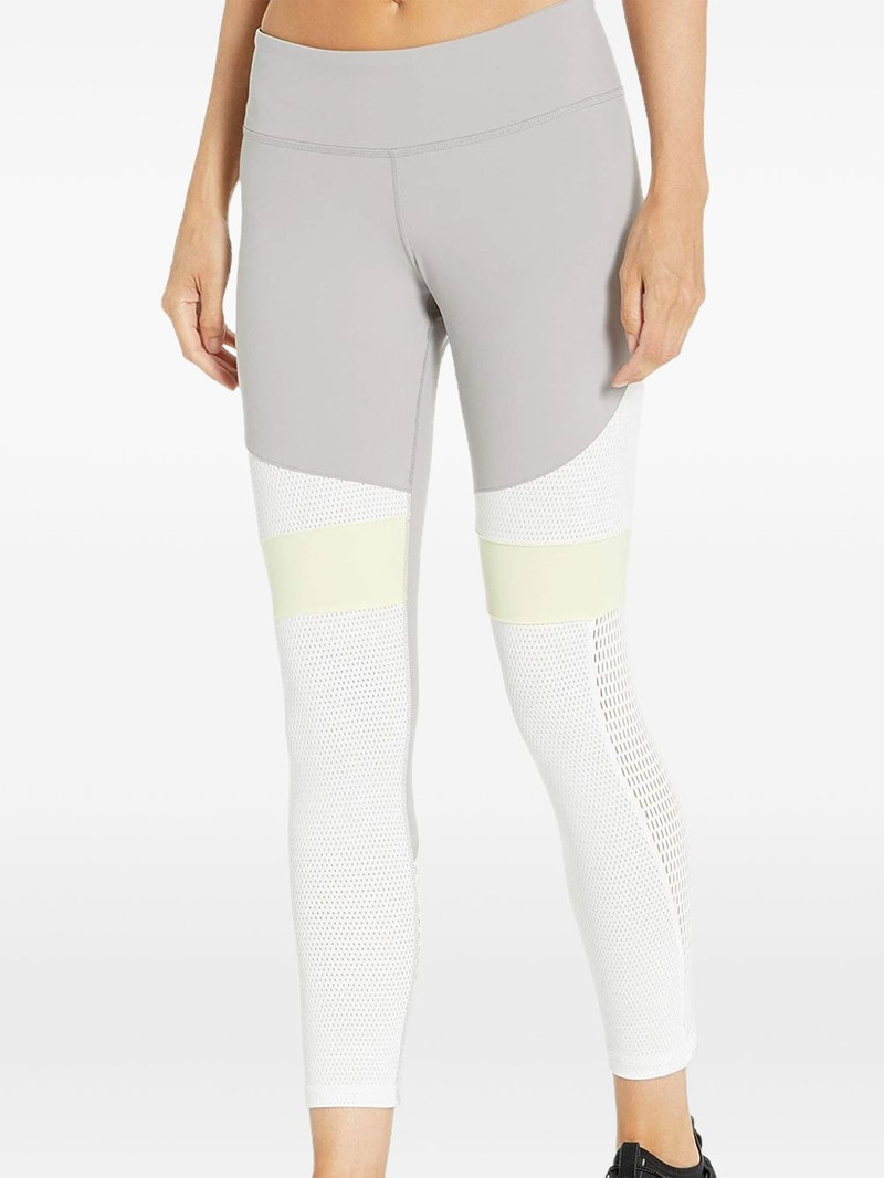 colour-block mesh leggings 1