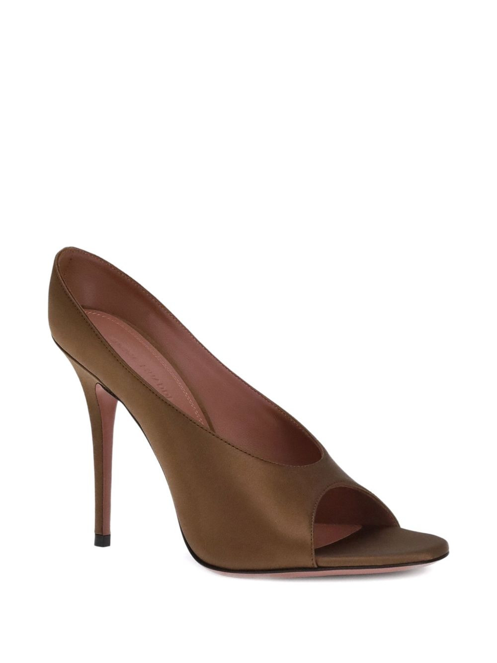 105mm Anok satin peep-toe sandals - 2