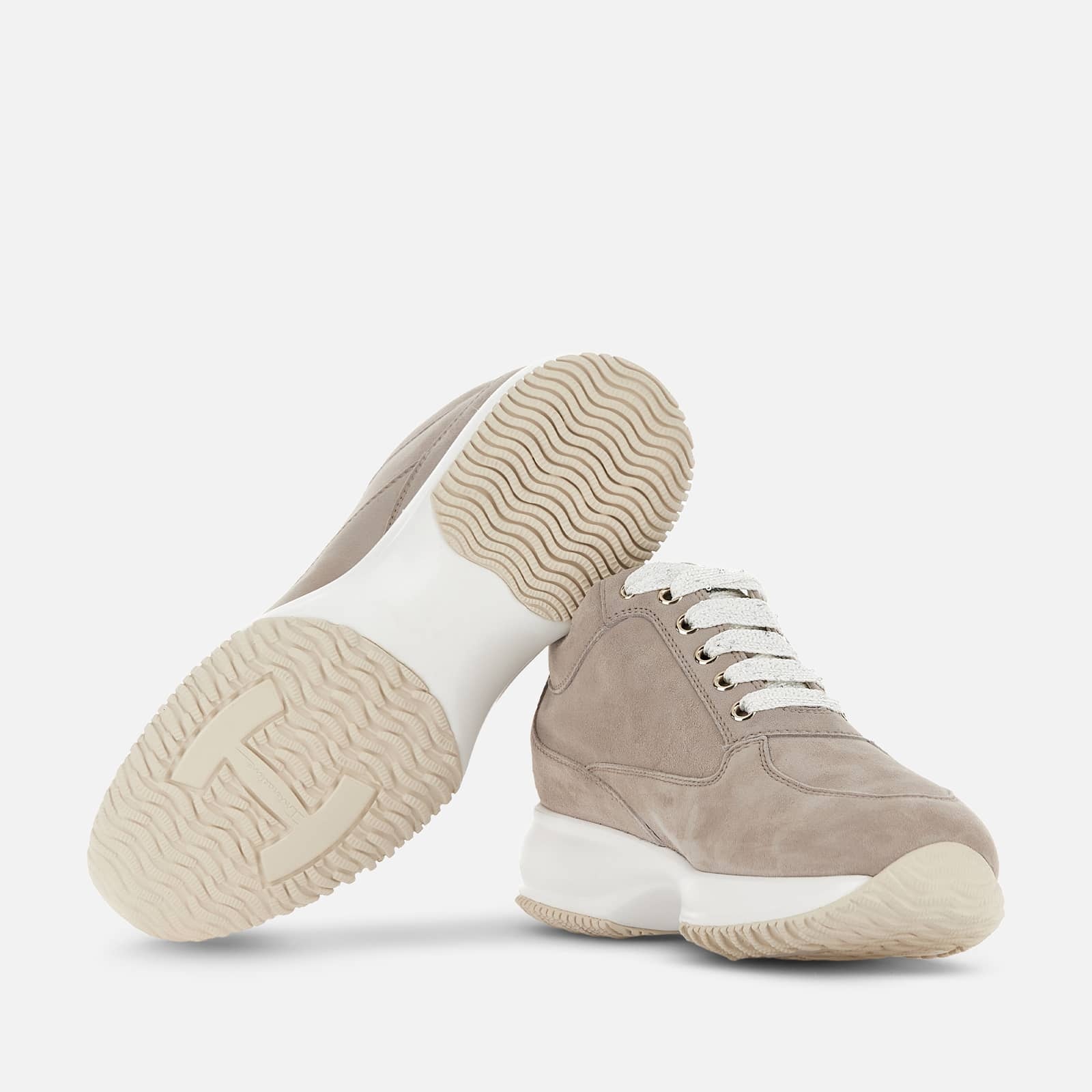 スニーカー HOGAN FW25 Hogan Sneakers Beige (HXW5620DN61 U5W0MAK) HOGAN Sneakers Hogan Interactive Beige | REVERSIBLE