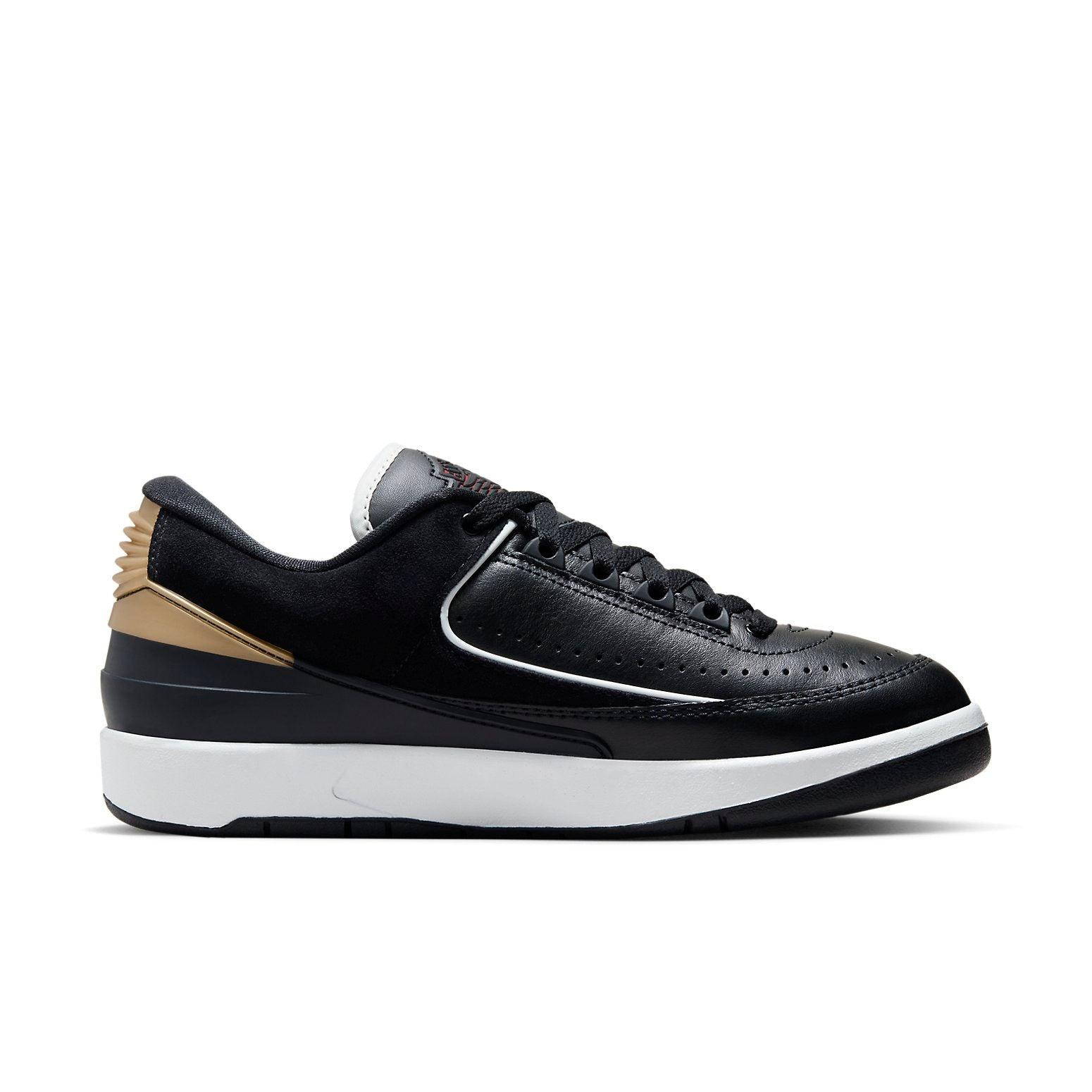 (WMNS) Air Jordan 2 Retro Low 'Black Metallic Gold' DX4401-001 - 6