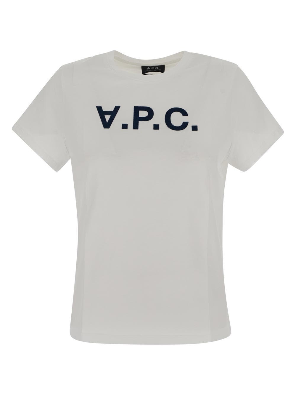 A.P.C. Upside Down Logo T-Shirt | oluxury | REVERSIBLE