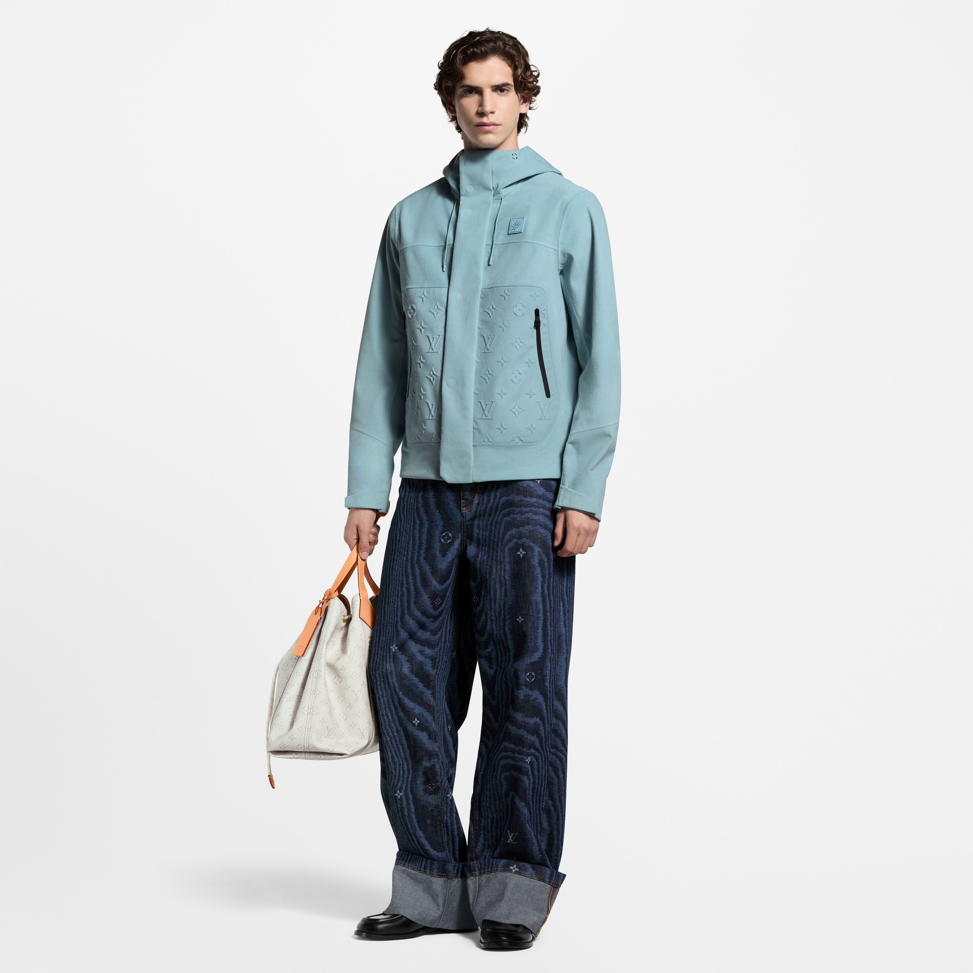 Technical Velvet Rain Jacket - 4