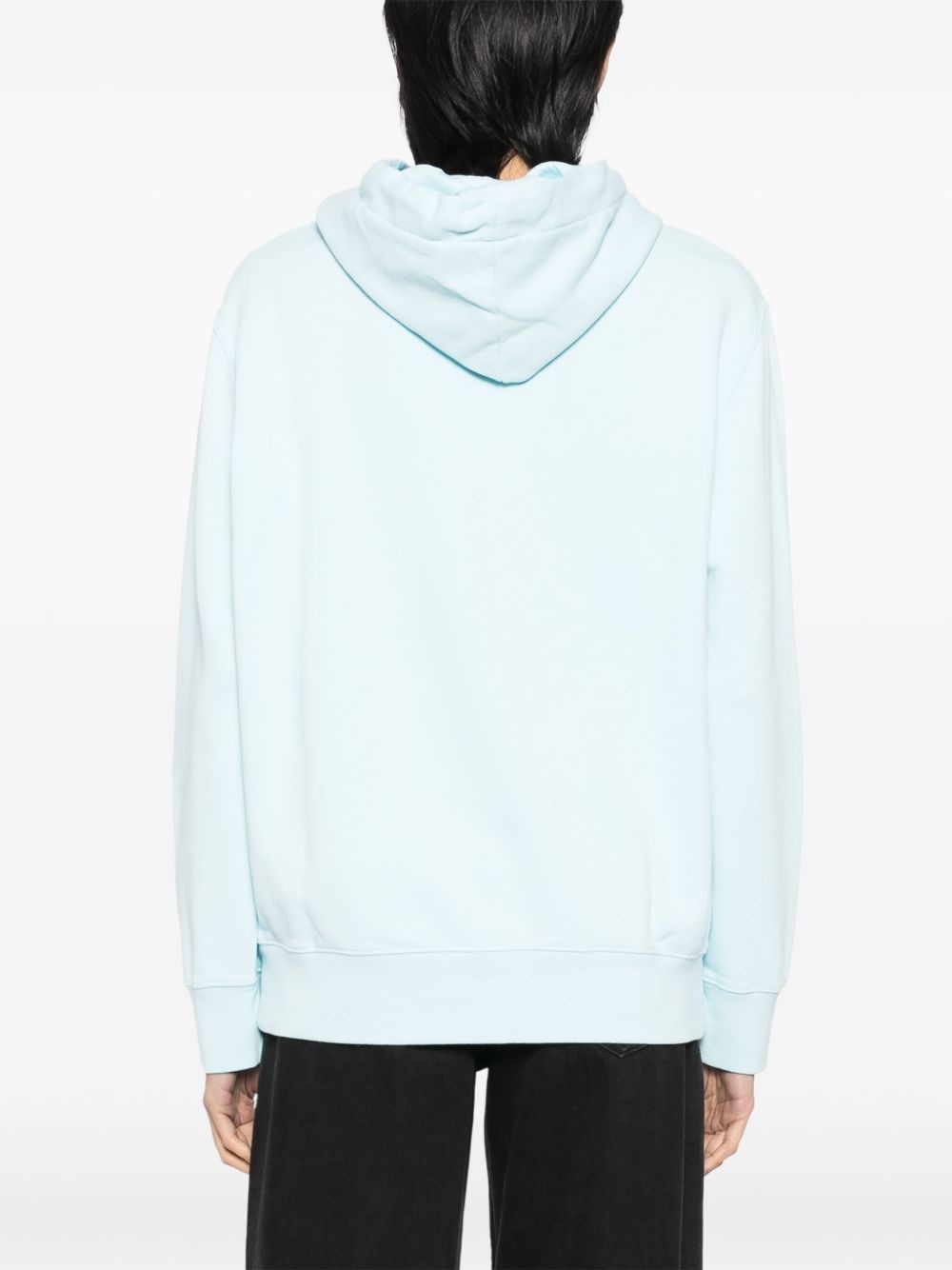 logo print hoodie - 4