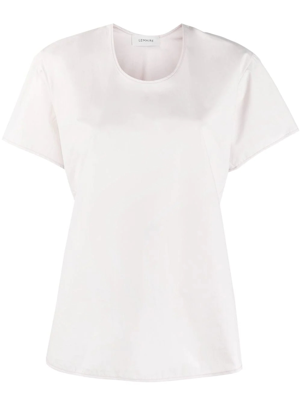 U-neck short-sleeved T-shirt - 1