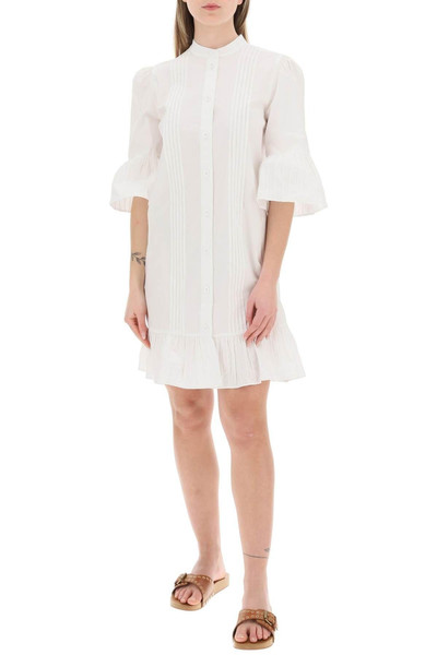 See by Chloé Bell sleeve shirt dress in organic cotton See By Chloe outlook