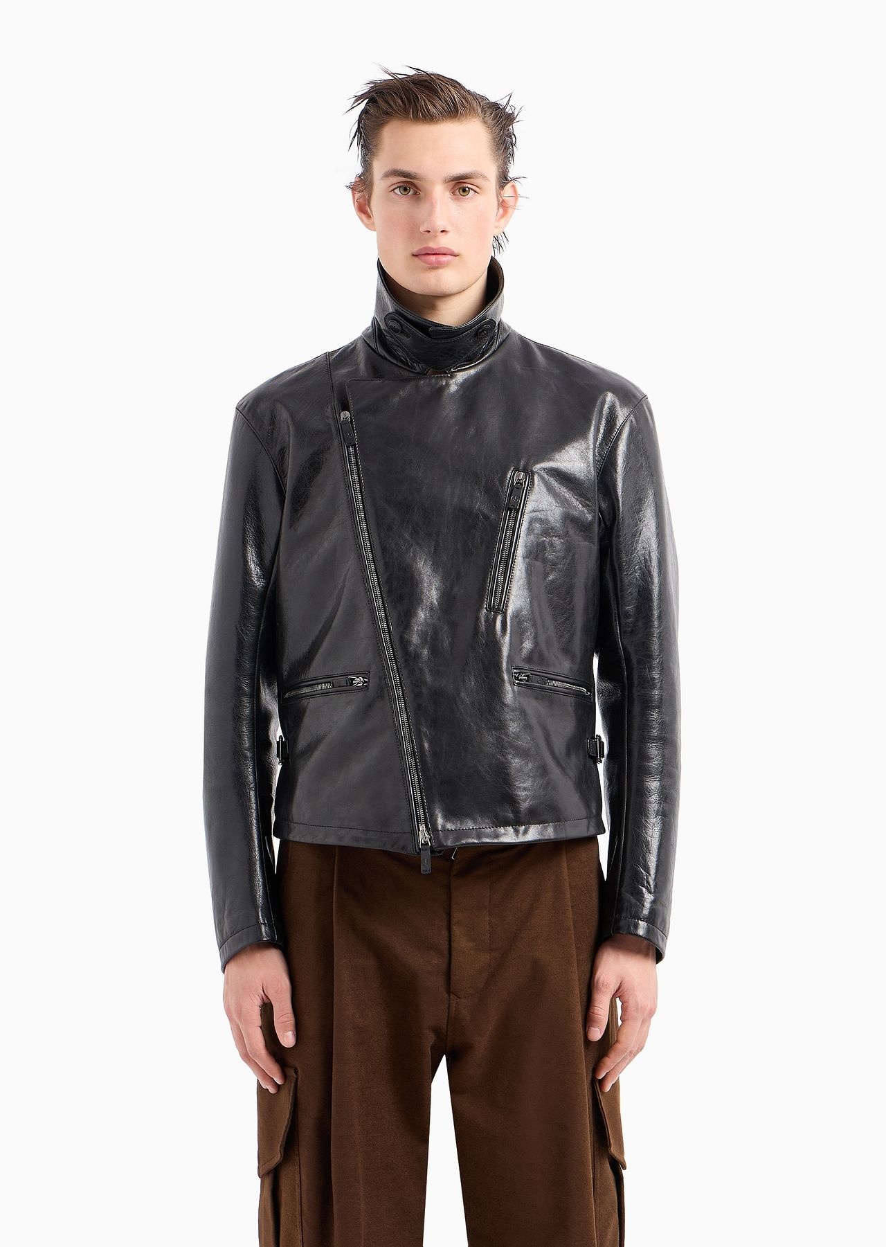 Nappa leather biker jacket - 2