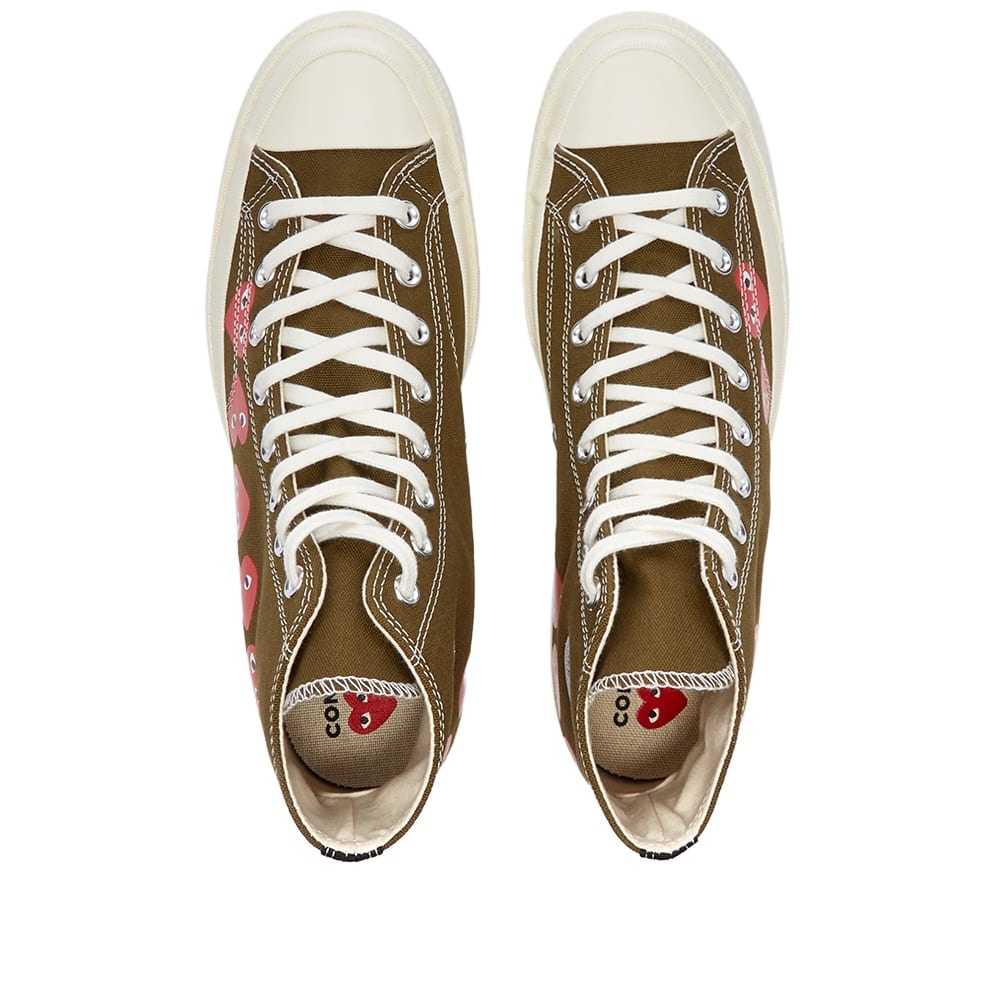 Comme des Garcons Play x Converse Chuck Taylor Multi Heart 1970s Hi - 5